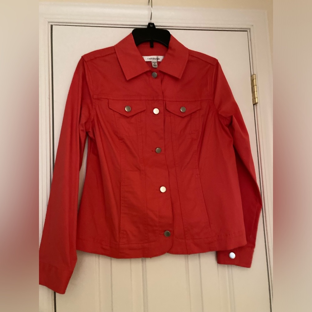 croft & barrow CORAL Jean Jacket